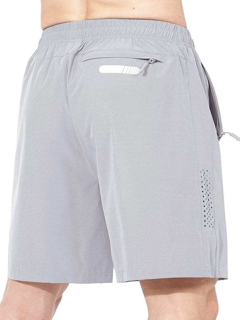 NORTHYARD Men's Athletic Running Shorts Quick Dry Workout Shorts 7"/ 5"/ 9" Lightweight Sports Gym Basketball Tennis Hiking Exercise Grey XL