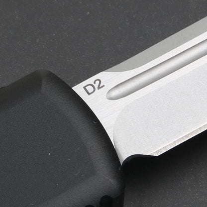 Outdoor Hunting Knife, Tactical Pocket Knife, Black Aluminum Alloy Handle 6063, Outdoor Camping Survival Knife