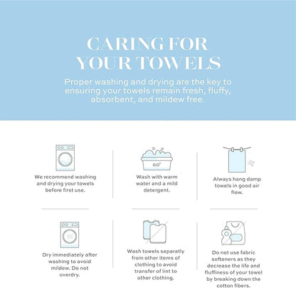 White Classic Luxury Aqua Hand Towels