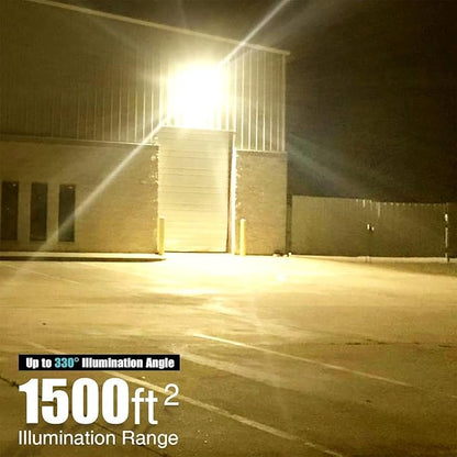 STASUN LED Flood Light Outdoor, 150W 13500lm Outdoor Lighting with 330° Lighting Angle, 3000K, 3 Adjustable Heads, IP66 Waterproof LED Exterior Security Area Lights for Yard, Parking Lot