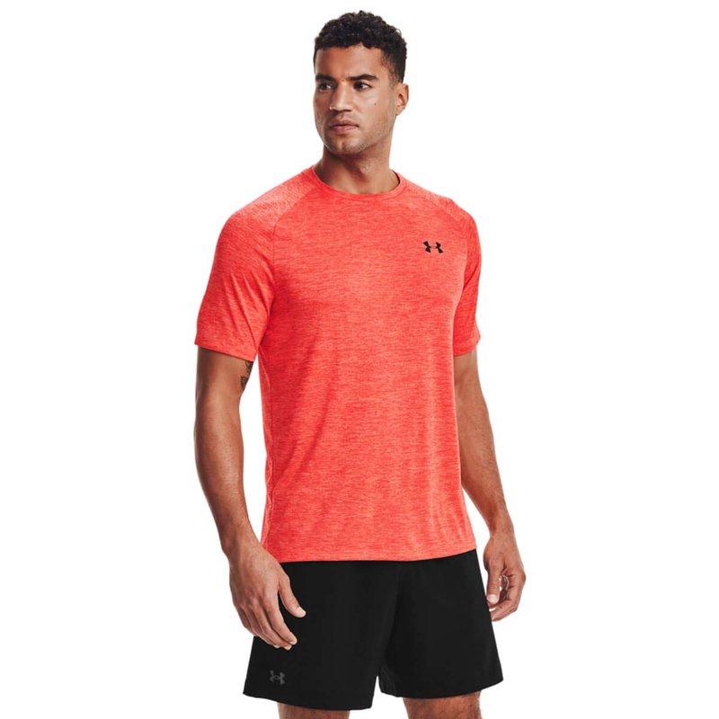 Under Armour Men's Tech 2.0 Short-Sleeve T-Shirt , Venom Red (690)/Black, Medium