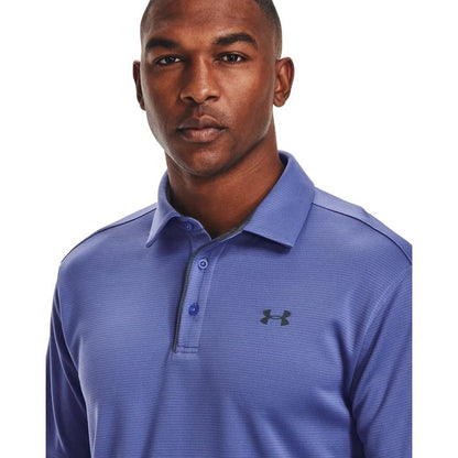 Under Armour Men's Tech Golf Polo, Starlight (561)/Pitch Gray, Large
