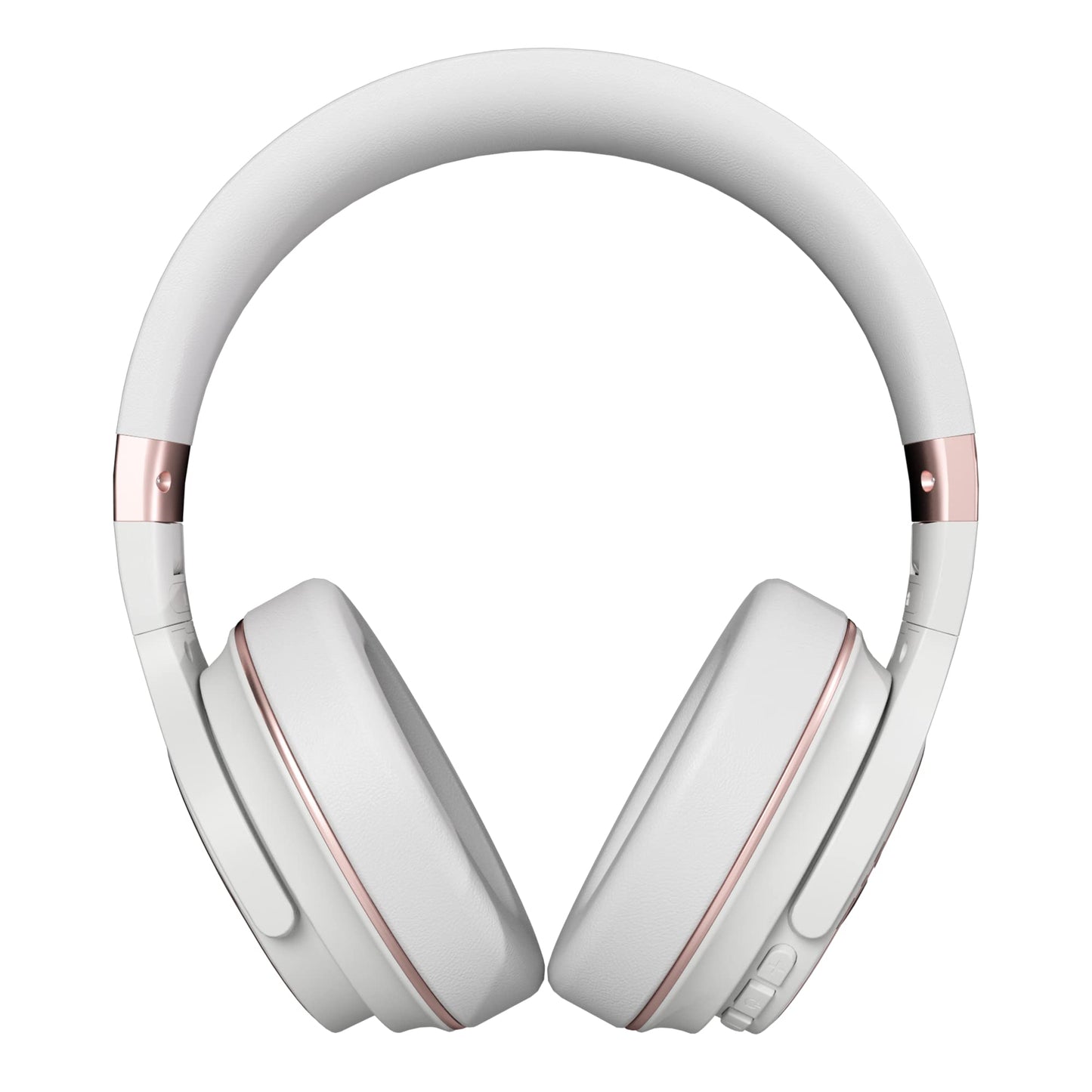 Raycon Everyday Bluetooth Headphones - Over The Ear, Active Noise Cancelling Wireless Headphones + Awareness Mode, Bluetooth Headset with Mic, 40 Hours of Battery Life (Rose Gold)