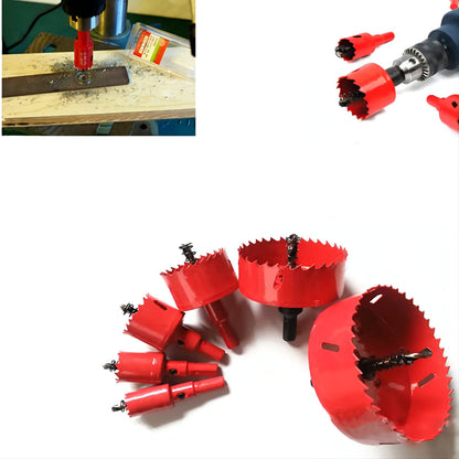 Esuphands HSS Bi-Metal 5-1/2 inch Hole Saw with Arbor Mandrel,Heavy Duty Steel Design for Wood Planks, Cornhole Boards,Aluminum, Drywall and Plastics(140mm)