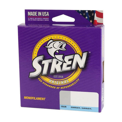 Stren Original®, Clear/Blue Fluorescent, 30lb | 13.6kg Monofilament Fishing Line, Suitable for Freshwater Environments