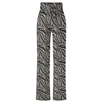 Costaric Women's Boho Palazzo Pants Straight Leg Sweatpants Drawstring Gray Striped Pants Casual Graphic Wide Leg Lounge Trousers Joggers Fall OutfitsM