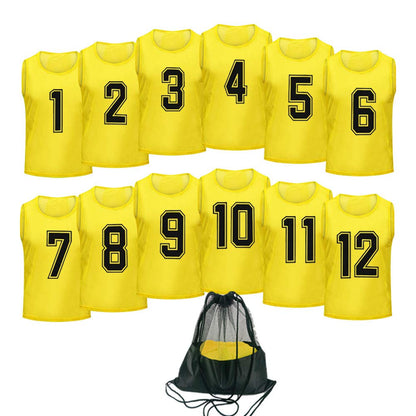 Antoyo Numbers Pinnies Adult Soccer,Scrimmage Vests for Kids Team Training