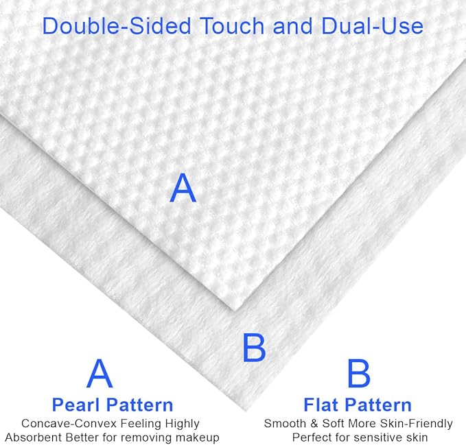 Facial Towels 2 pack Soft Dry Wipes Disposable Face Towel Cotton Tissue 20x20cm
