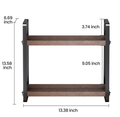 Bathroom Counter Organizer,Bathroom Countertop Organizer,Counter Shelf,Countertop Storage,Organization and Storage,Makeup Shelf,Sink Caddy(Brown 3 Tier)
