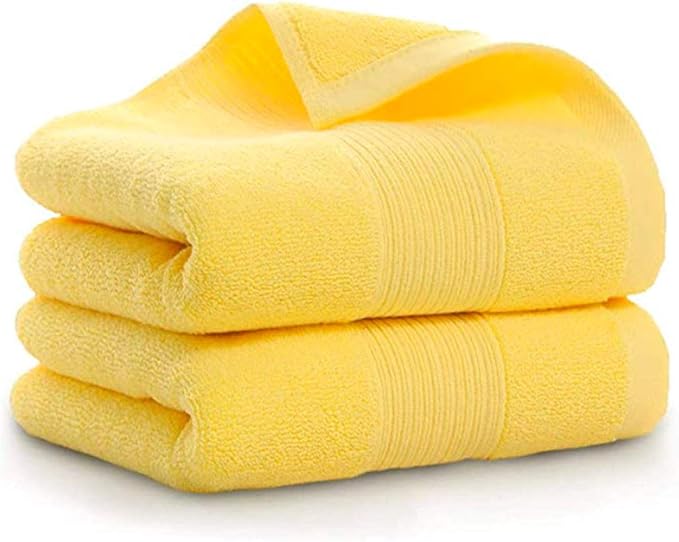 Lchkrep 2 Pack Cotton Hand Towels, Cotton Salon Thick Towels