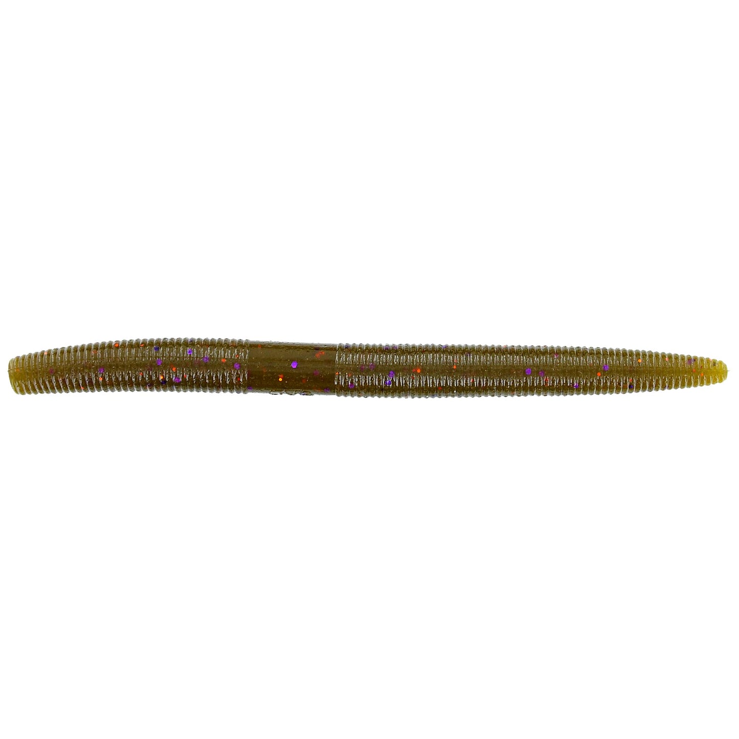 Yamamoto 5" SENKO GREEN PUMPKIN W/ PURPLE & COPPER FLAKE (10 PACK)