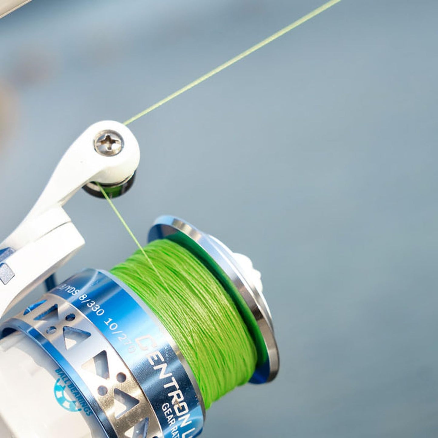 KastKing Superpower ColorShield Braided Fishing Line, Neon Green, 30LB, 300Yards, X4