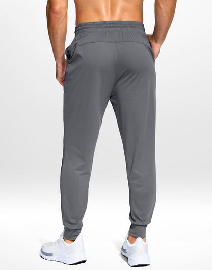 G Gradual Men's Joggers Lightweight Athletic Workout Pants with Pockets Stretch Track Running Sweatpants for Men Gym Sports,Graphite Grey,M