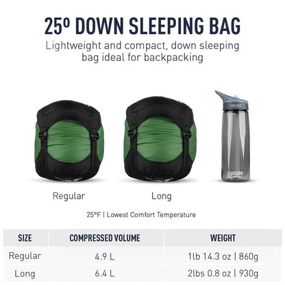 Sea to Summit Ascent Down Sleeping Bag, 0-Degree, Regular