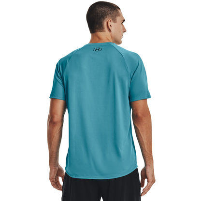 Under Armour Men's Tech 2.0 Short-Sleeve T-ShirtDISC, (433) Glacier Blue / / Black, Large