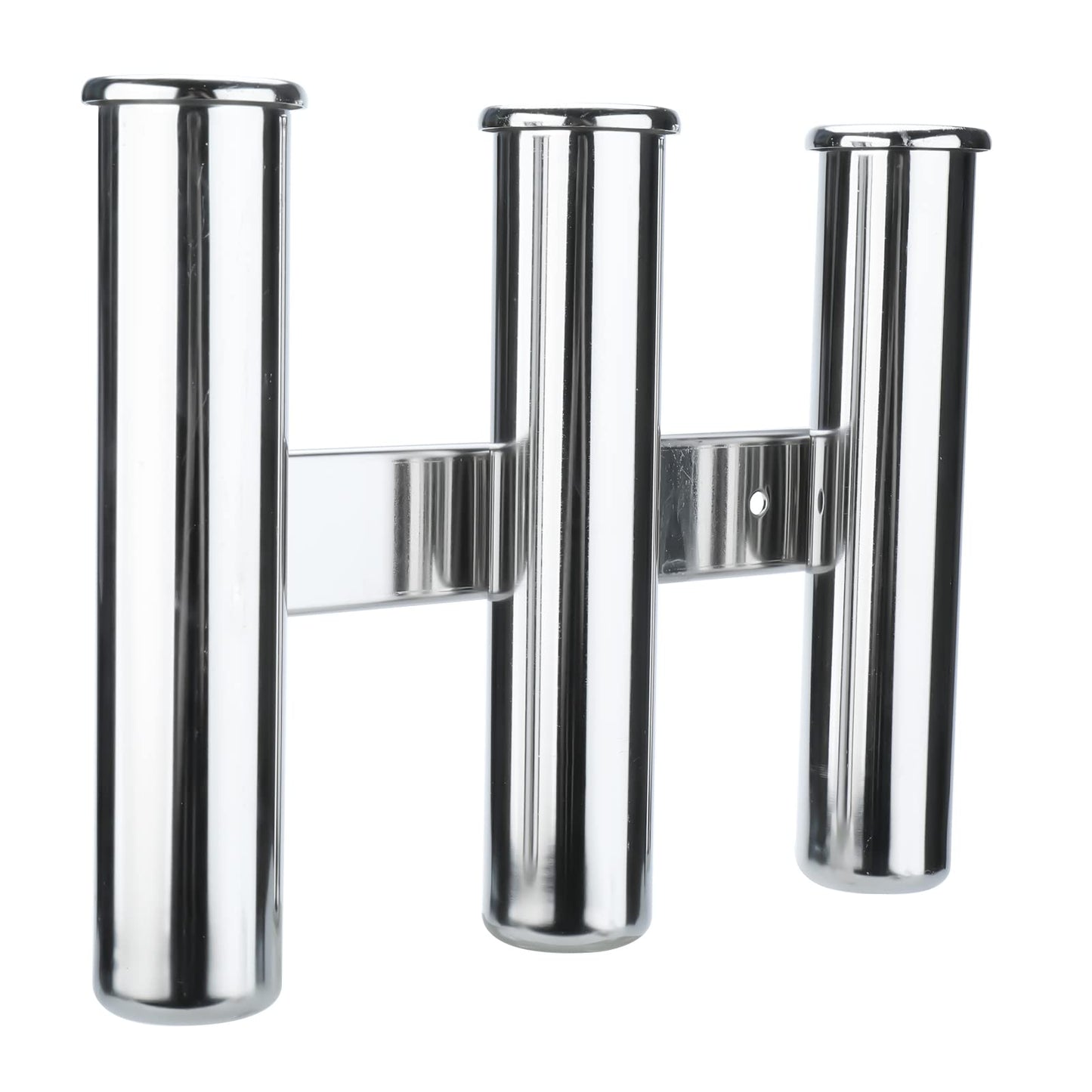 NovelBee 3 Tube Boat Fishing Rod Holder,316 Stainless Steel Fishing Rod Rack for Marine Boat Yacht