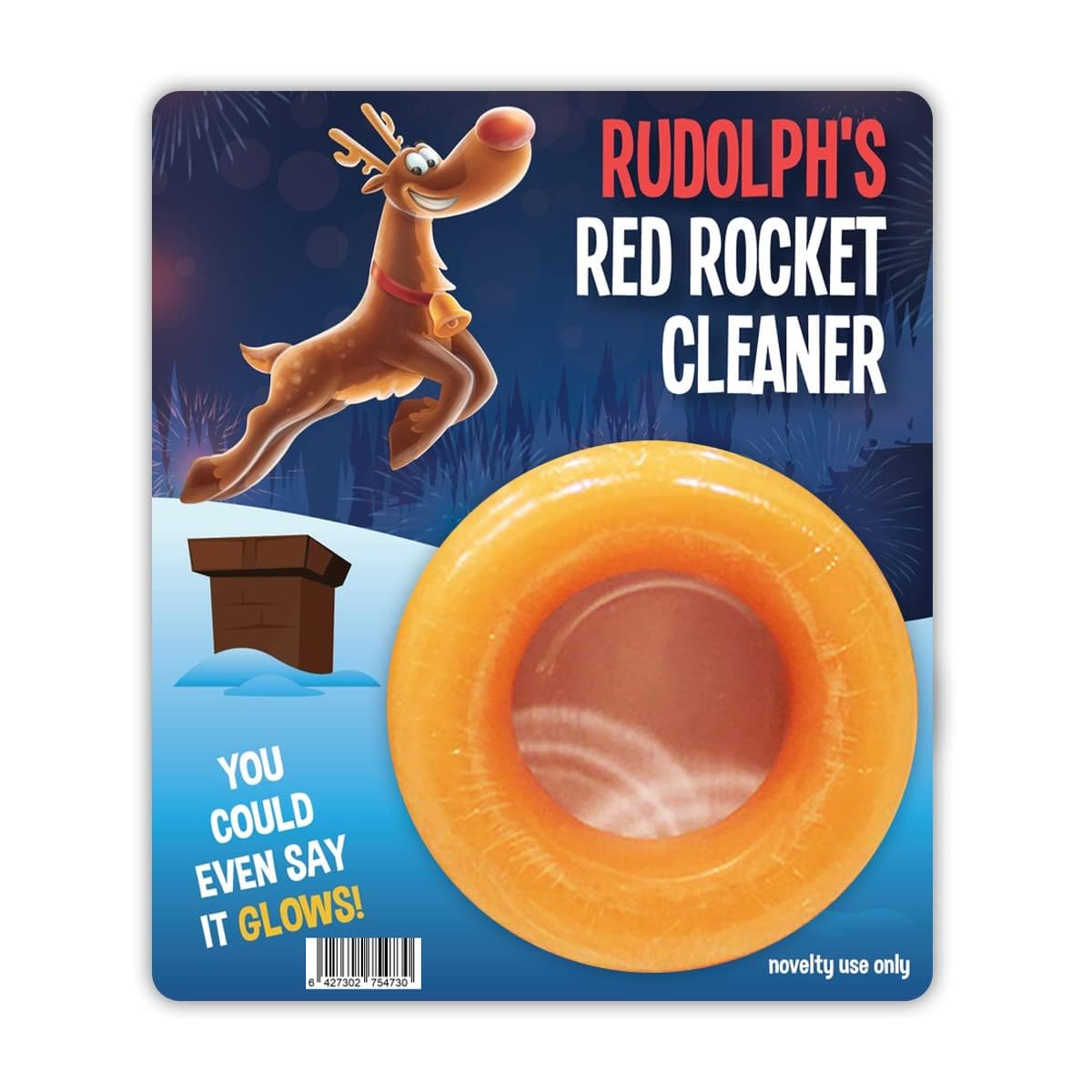 Gears Out Rudolph Rocket Cleaner Soap Gag Gift for Mens Stocking Stuffers Funny Christmas Presents for Guys Husband Boyfriend