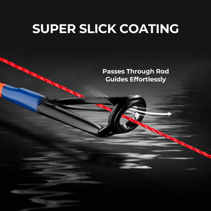 KastKing Superpower Braided Fishing Line, Red, 20LB, 300+27 Yds