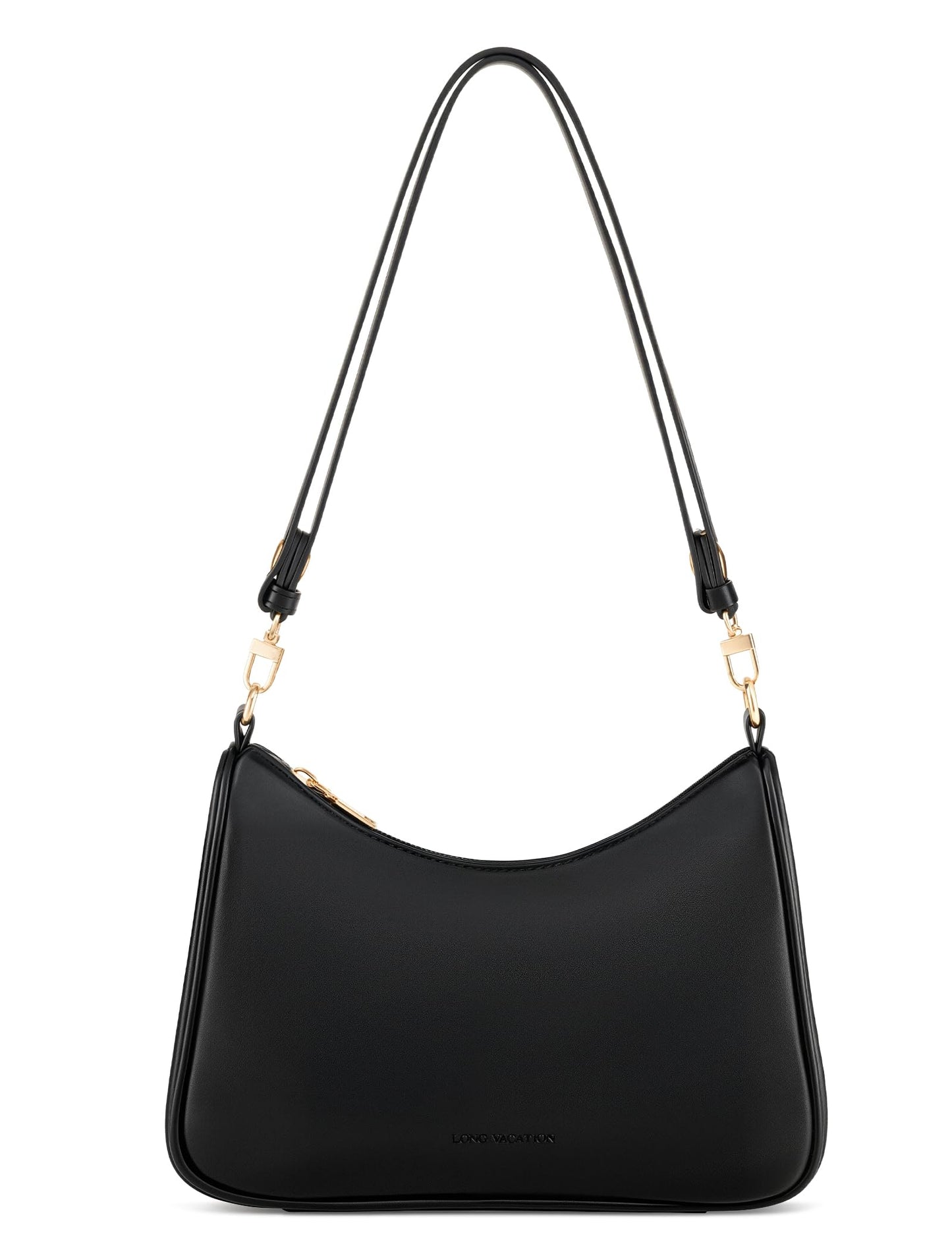 LONG VACATION Purse Shoulder Bag for Women - Cute Hobo Clutch Purse Trendy Underarm Handbag with Zipper & Straps for Daily Use