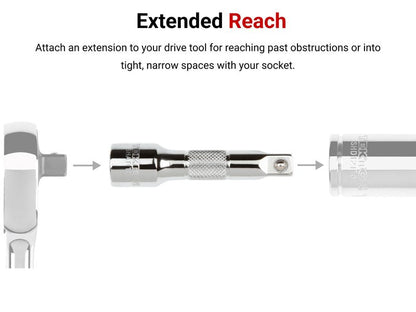 TEKTON 3/8 Inch Drive x 6 Inch Extension | SHA11106