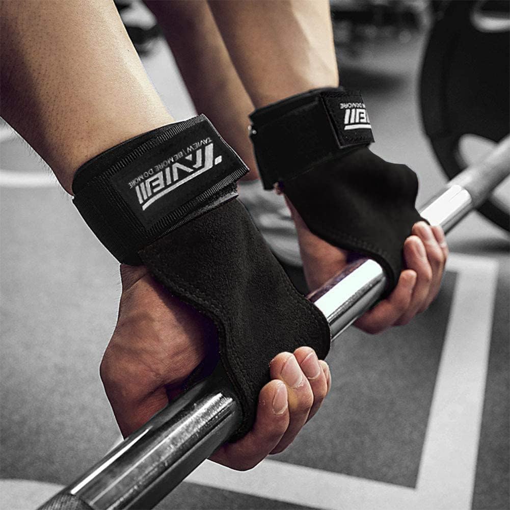 Wrist Straps for Weightlifting for Maximum Grip Support - Lifting Deadlift Strap & Weight Lifting Grips Gloves for Working Out Pull Up Deadlifting & Shrugs