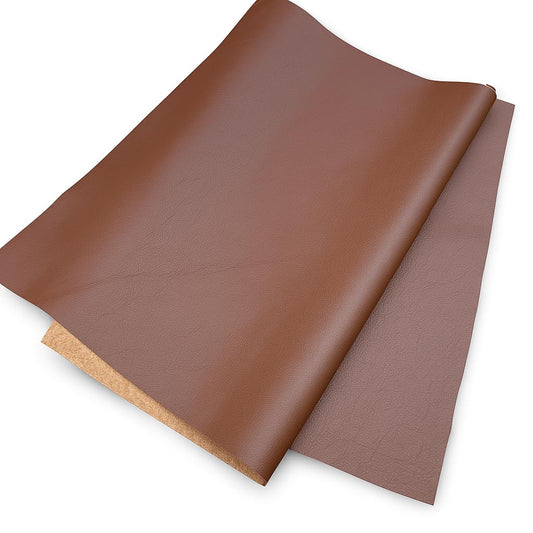 Genuine Leather Sheets for Leather Craft (2mm), Full Grain Cowhide for Tooling Craft Sewing 12"x18" (Chocolate)