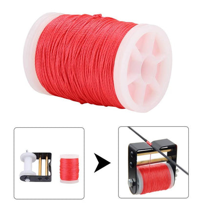 Alomejor Bow String Serving Thread, Easy to Use Archery Bowstring Repair Nylon for Archers Outdoor Enthusiasts Hunting Target Practice Bow Maintenance