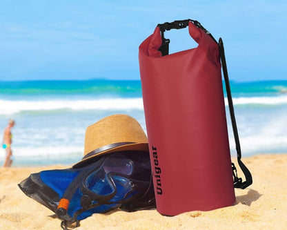 Dry Bag Sack, Waterproof Floating Dry Gear Bags for Boating, Kayaking, Fishing, Rafting, Swimming, Camping and Snowboarding (Red, 5L)
