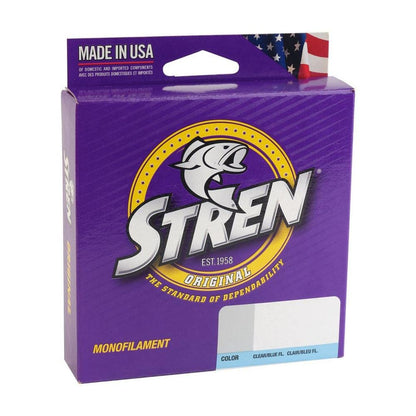Stren Original®, Clear/Blue Fluorescent, 30lb | 13.6kg Monofilament Fishing Line, Suitable for Freshwater Environments
