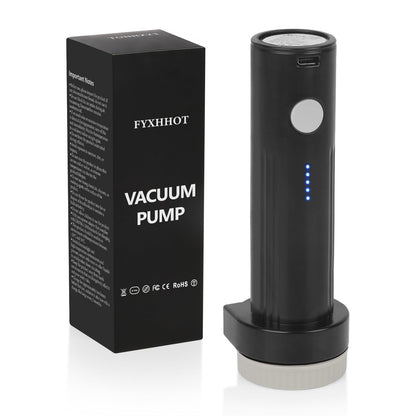 Cordless Electric Vacuum Pump for Vacuum Storage Bags Travel, Travel Air Pump, Portable USB Rechargeable Seal & Compression Bag Pump Space Saver for Clothes, Blankets & Bedding (Without Storage Bags)