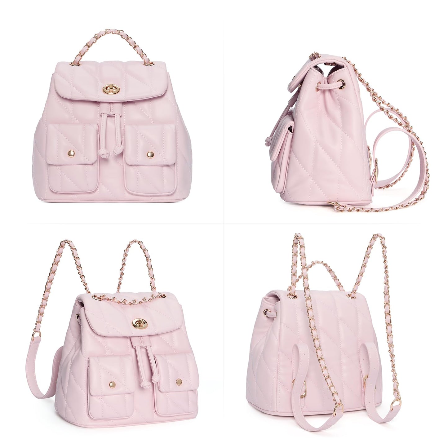 CLUCI Crossbody Bag for Women PU Leather Shoulder Bag, Convertible Small Tabby Backpack Purse for Travel