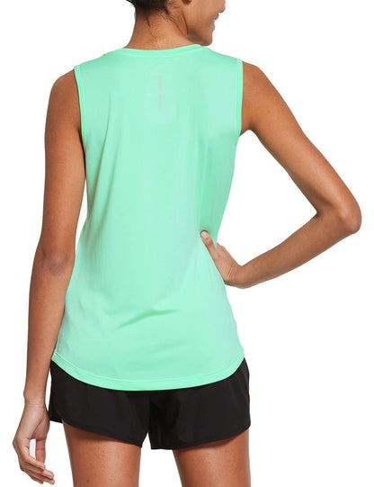 baleaf Women's Sleeveless Workout Shirts Exercise Running Tank Tops Active Gym Tops Mint Size XS