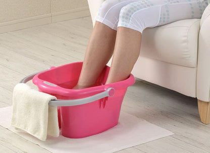 Inomata Chemistry 2503 Inomata Foot Bath, Relaxing, Cold Protection, Pink