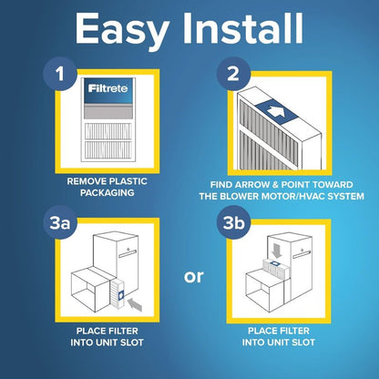 Filtrete 20x25x4(SlimFit), AC Furnace Air Filter, MPR 1550 DP, Healthy Living Ultra Allergen Deep Pleat, 4-Pack, Fits Lennox & Honeywell Devices (exact dimensions 19.5 x 24.5 x 3.75)