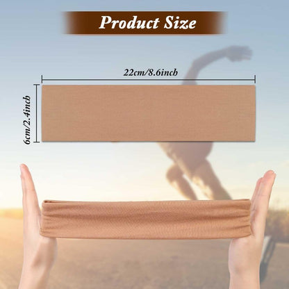 FOWSRHRG 9 Pack Headbands for Women, Non Slip Workout Head Bands for Women's Hair, Sweat Headbands Stretchy Headbands for Yoga