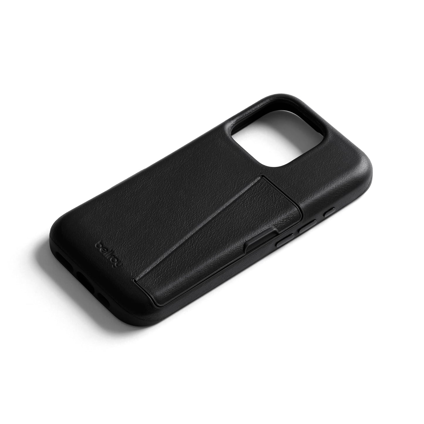 Bellroy Phone Case – 3 Card for iPhone 16 Pro Max (Leather iPhone case, Phone Wallet) - Black