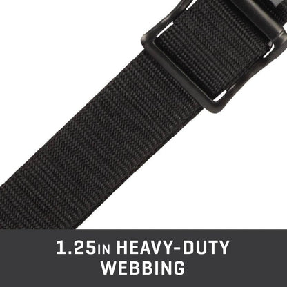 Allen Company Aspen Nubuck BakTrak 2-Point Rifle and Shotgun Sling - Rubber Grip with Swivels - Ideal for Hunting and Shooting - Gun Strap - Tested up to 300 Lbs. - Black/Clay