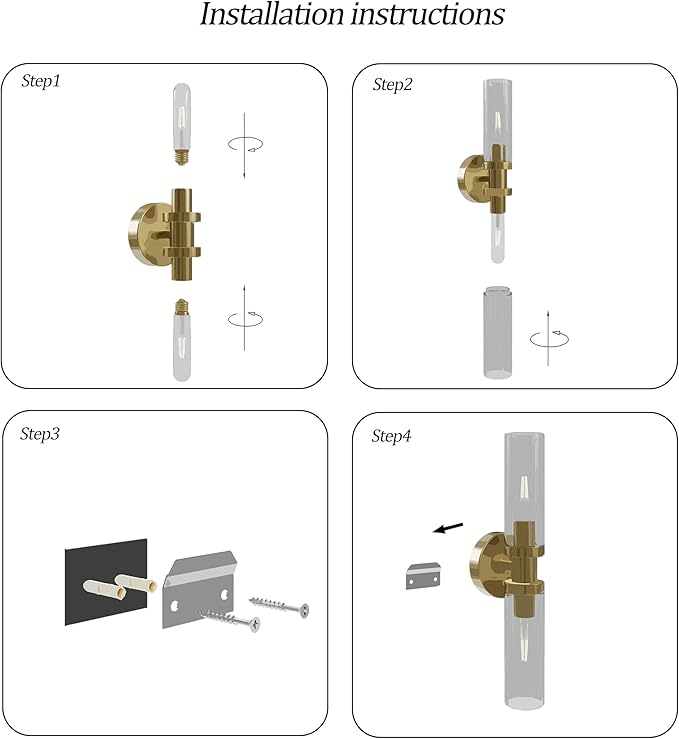 Rechargeable Battery Wall Sconce Set of Two, Cordless, Dimmable, Timer, Remote, Touch Control, 3000K, USB-C Charging for Living Room, Bedroom Black with White Lampshade (Include 4 Special Bulbs)
