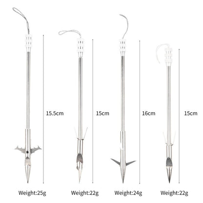 SOPOGER Fishing Slingshot Dart - 12 Pack 6 Inch Hunting Fishing Arrowheads Catapult Dart For Adult Bowfishing Crossbow
