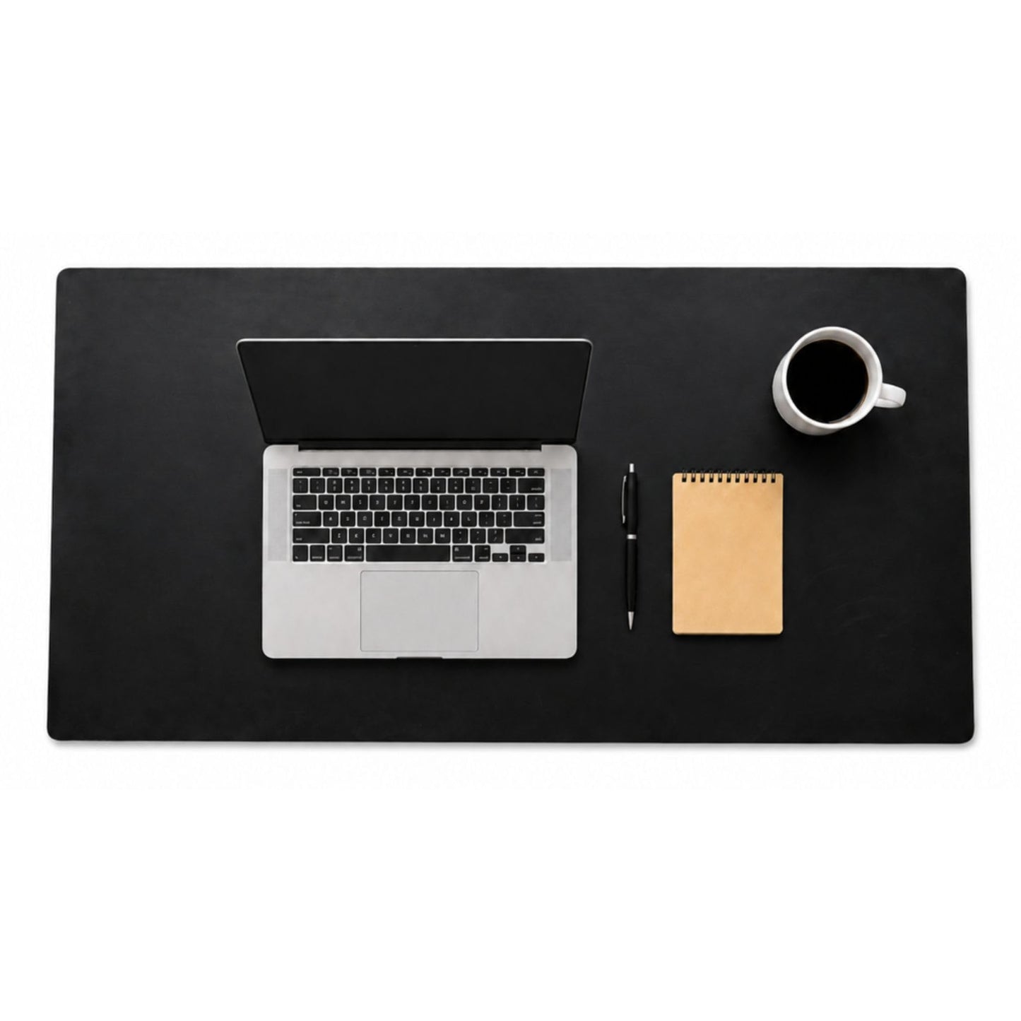 Genuine Leather Desk Pad, Office Desk Mat, Large Desk Blotter, Desk Protector, and Mouse Pad – 31.5" x 15.75" (1.8-2.0 mm) Black, Waterproof, Premium Quality for Desk Surface Protection and Comfort