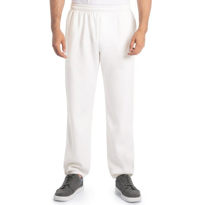 Fruit of the Loom mens Eversoft Fleece & Joggers (Regular Big Man) Sweatpants, Elastic Bottom - White, 4X-Large US