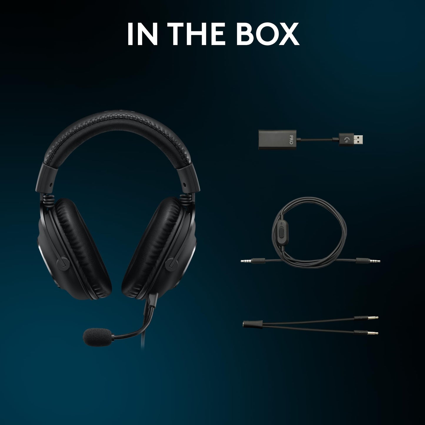 Logitech G Pro X SE Wired Gaming Headset: Blue VO!CE Detachable Boom Mic, DTS 7.1, 50 mm Drivers, USB/3.5mm Aux, USB DAC Included, for PC, Xbox, PS5, PS4 - Black