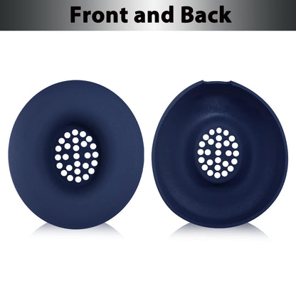 Adhiper Silicone Ear Pads Cover for Beats Solo 4, Washable Sweat Earpad Covers Silicone Case for Beats Solo4 & Solo3 Wireless On-Ear Headphones Accessories Protective Pads Cover (Blue)