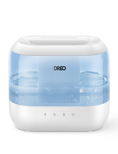 Dreo Humidifiers for Bedroom, 4L Top Fill for Large Room, 36H Runtime, 28 dB Quiet Supersized Cool Mist Air Humidifier for Baby Nursery, Plants, Indoor, Night Light, Easy to Clean & Fill