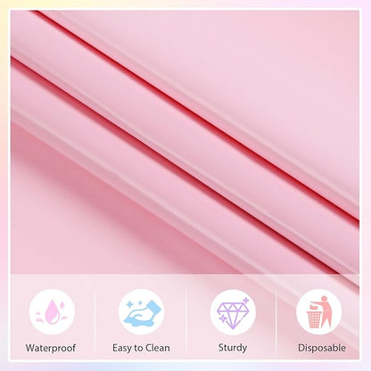 6 Packs Pastel Tablecloths Soft Color Disposable Plastic Table Cloth 54 x 108 Inch Waterproof Rectangle Table Covers for Ice Cream Party Baby Shower Wedding Baby Birthday Parties Decorations