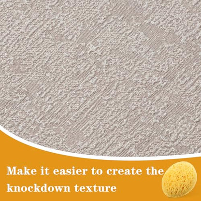 2Pcs Texture Sponges, Sponge for Patch/Repair Ceiling Drywall Wall, Round Clay Sponges for Pottery, DIY Painting Ceiling Wall Texture