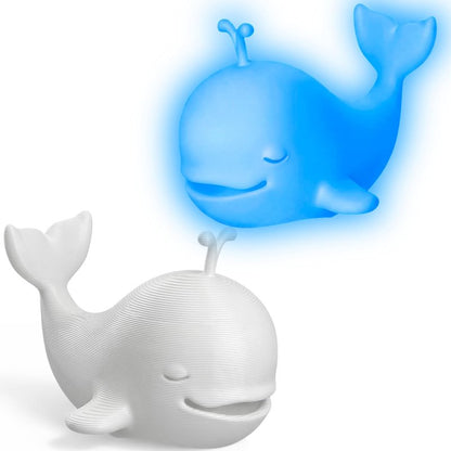 Junkin 2 Pcs Whale Toilet Bolt Covers Decorative Blue Whale Absorb Strong Light Glow in The Dark Toilet Screw Caps Luminous Pla Hide Rusty Bolts Bathroom Decor Accessories for Bolts Bathroom Decor