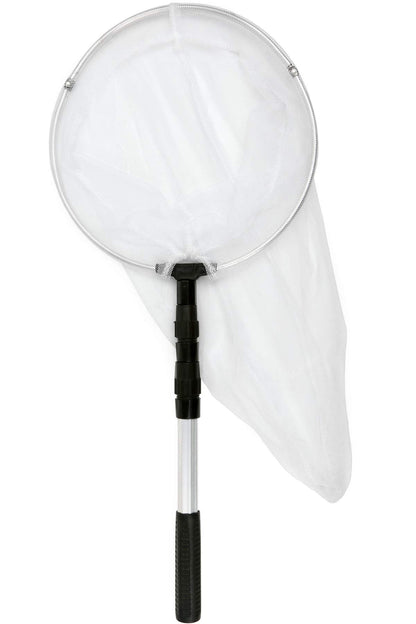 Insect and Butterfly Net with 12" Ring, 24" Net Depth, Handle Extends to 36 Inches