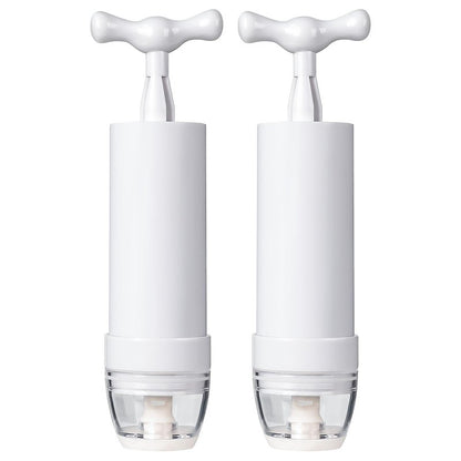 Mini Vacuum Pump Manual Portable Vacuum Sealer Pump for Sous Vide Bags Use in Clothes and Food 2-Pack