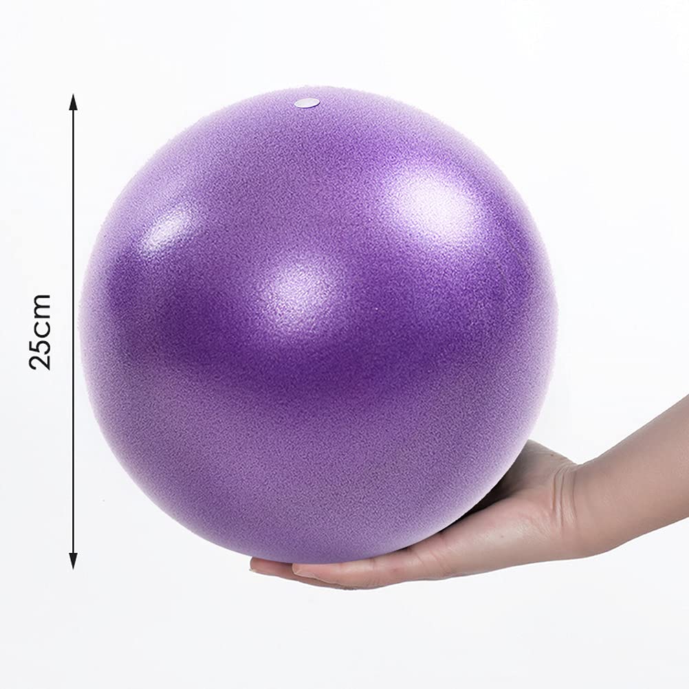 Small Pilates Ball 9 Inch Small Exercise Ball Mini Workout Yoga Balls for Gym Yoga, Core Training, Fitness, Workout, Stability, Improves Balance